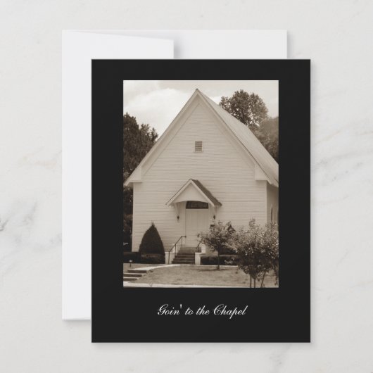 Naar de kapel kaart (Voorkant)