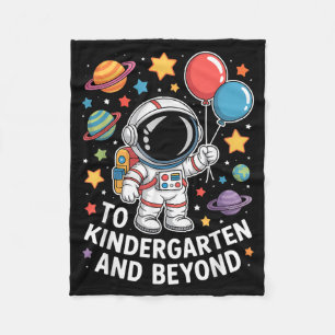 Naar de kleuterschool en verder Astronaut Ruimte T Fleece Deken