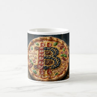 "Naar De Maan" Bitcoin Pizza Dag Premium Keramisch Koffiemok