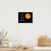 naar de maan - poster (Keuken)