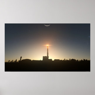 Naar de maan poster