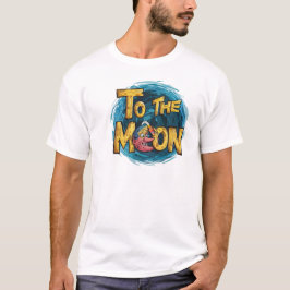 Naar de maan t-shirt