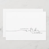 Naar de mooie moeder van de Bride Groom-boodschap (Voorkant / Achterkant)