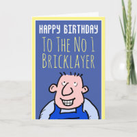 Naar de nummer één metselaar - Happy Birthday