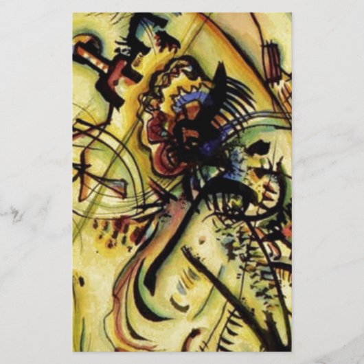 Naar de Onbekende Stem door Kandinsky Briefpapier (Voorkant)