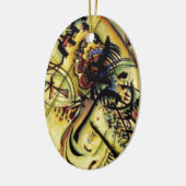 Naar de onbekende stem van Kandinsky Keramisch Ornament (Links)