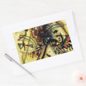 Naar de onbekende stem van Kandinsky Rechthoekige Sticker (Envelop)