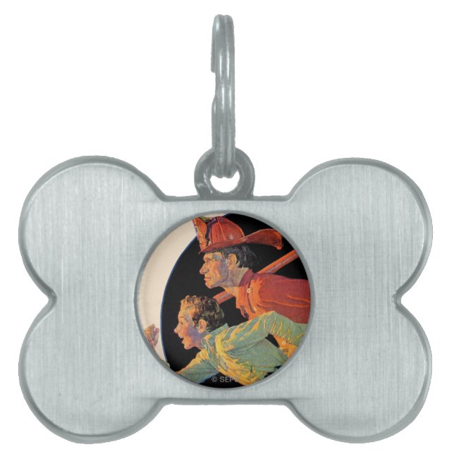 Naar de redding huisdieren naamplaatje (voorkant)