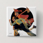 Naar de redding vierkante button 5,1 cm (Voorkant)