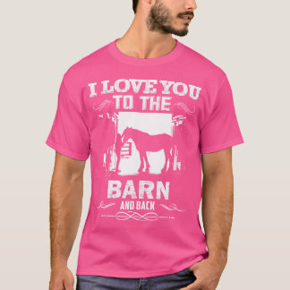 Naar de Schuur en Terug Paardrijden T-shirt