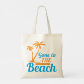 Naar de strand tote bag (Achterkant)