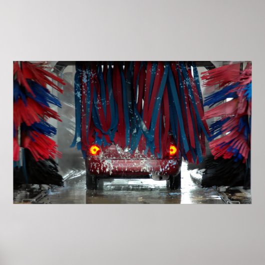 naar de wasmachine gaan poster (Voorkant)