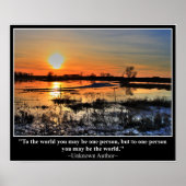 Naar de wereld........ poster (Voorkant)