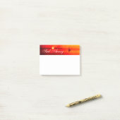 Naar de zon trekken post-it® notes (Op bureau)