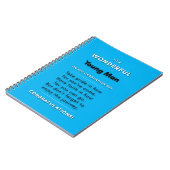 Naar een geweldig jong Man op zijn Afstuderen dag Notitieboek (Linkerzijde)