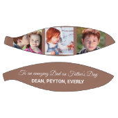 Naar een geweldige vader op Vaderdag Custom Photos Basketbal (Panelen)