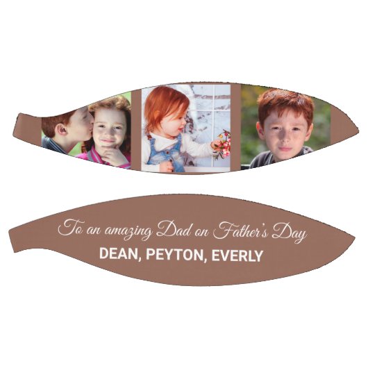 Naar een geweldige vader op Vaderdag Custom Photos Basketbal (Panelen)