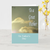 Naar een schoonzoon op Vaderdag Kaart (Gele Bloem)