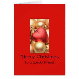 Naar een speciale vriendenkaart voor vrolijk kerst