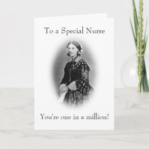 Naar een speciale zuster-Florence Nightingale Bedankkaart