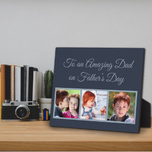 Naar een verbluffende vader op vaders Dag Foto Fotoplaat