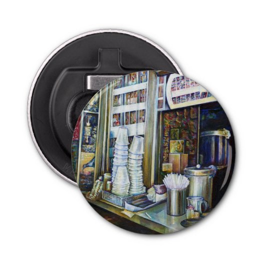 Naar eigen inzicht opgeladen krachten in Light, Si Button Flesopener (Voorkant)