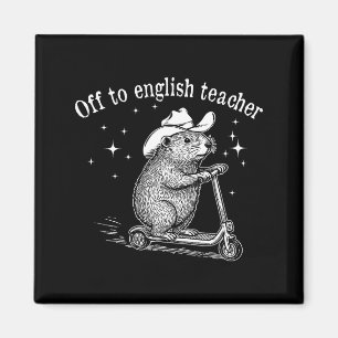 Naar Englieacher Grappige Englieacher Bosmarmot Me Magneet