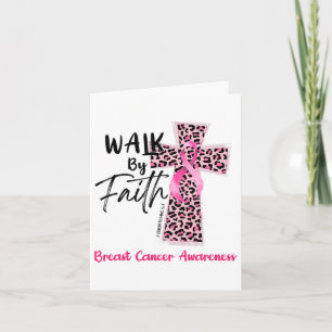 Naar Faith Breast Cancer Awareness Christelijk Je Kaart