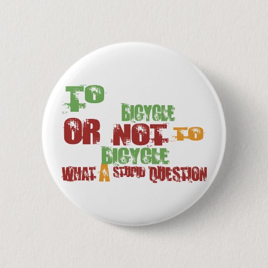 Naar fiets ronde button 5,7 cm (Voorkant)