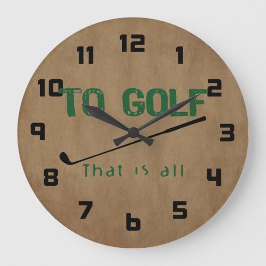 Naar Golf Grote Klok (Voorkant)