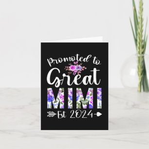 Naar Great Mimi Est 2024 Moederdag Flower Kaart