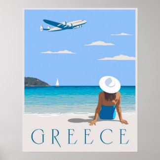 Naar Griekenland vliegen Poster