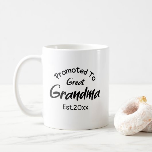  naar grootmoeder gepromoot koffiemok (Met donut)