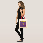 Naar grootmoeders leuke Canvas tas (Voorkant (model))