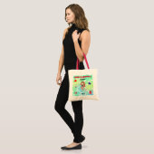 Naar grootmoeders leuke Canvas tas (Voorkant (model))