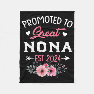 Naar Grote Nona Est 2024 Bloem Fleece Deken