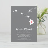 Naar HAWAII Verplaatsende Aankondiging (Staand voorkant)