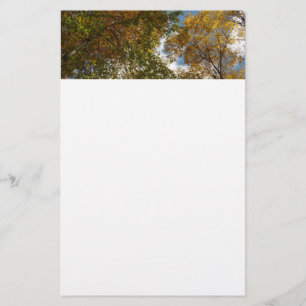 Naar Herfstbladeren Kijken II Herfst Natuur Briefpapier