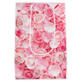 Naar het altaar Rode Rozen Bruidsfeest Medium Cadeauzakje (Achterkant)