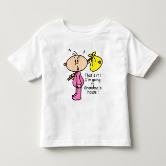 Naar het Baby van het groothuis (roze) Kinder Shirts