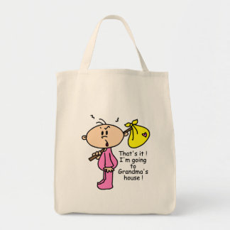 Naar het Baby van het groothuis (roze) Tote Bag