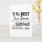 "Naar het beste" - Happy Vaderdag Kaart - Funny (Gele Bloem)