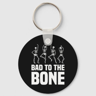Naar het botskelet Funny Halloween Skeleton Sleutelhanger