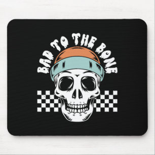 Naar het botskelet Halloween Two Birthday Toddle Muismat