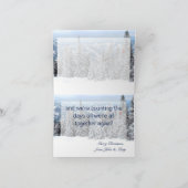 Naar het huis van oma met kerst feestdagen kaart (Binnen)