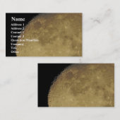 Naar het maan Visitekaartje (Voorkant / Achterkant)