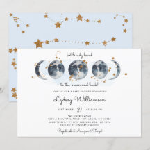 Naar het Moon Celestial Baby shower