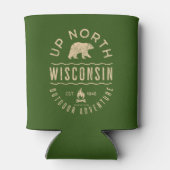 Naar het noorden van Wisconsin Blikjeskoeler (Achterkant)