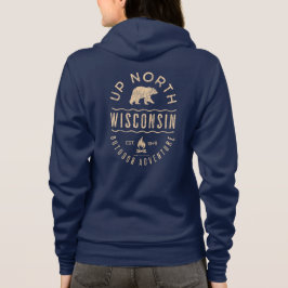 Naar het noorden van Wisconsin Hoodie
