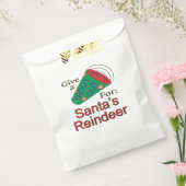 Naar het rendiertje van de Kerstman Bedankzakje (Gezegeld)